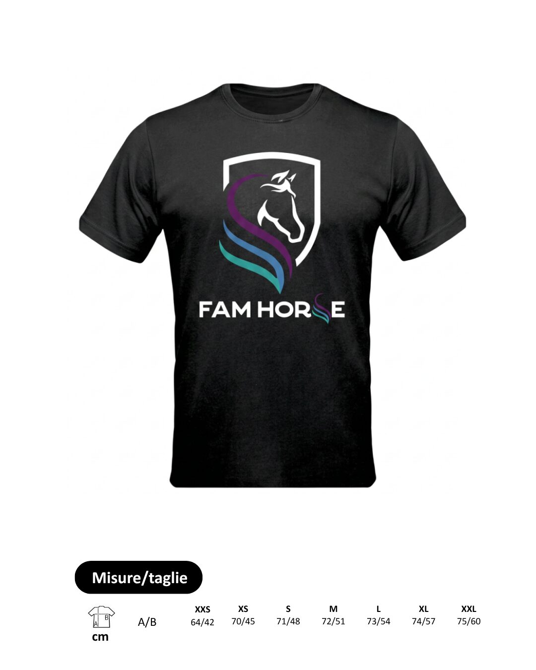 T-Shirt Tecnica Fam Horse – Black Edition 5 T-Shirt Tecnica Fam Horse – Black Edition - immagine 4